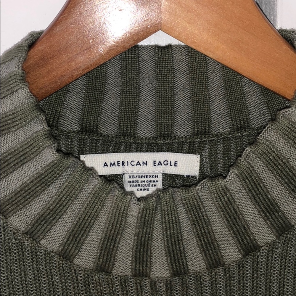 American Eagle long sleeve crop top size XS NWOT - Picture 4 of 7